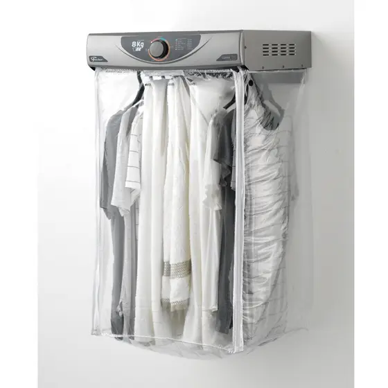 Secadora de Roupas de Parede Fischer 8 kg, Super Ciclo, Prata