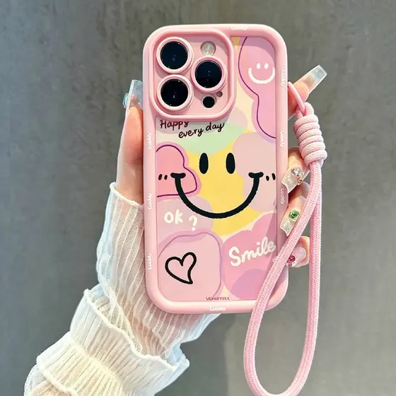 Capa para Samsung A15 A13 A14 A12 A17 A54 A55 A72 Carinha sorridente Silicone Anti-choque Frete Grátis,Envio 24h