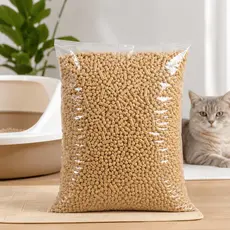 Granulado Higiênico de Madeira para Gatos 2kg 5kg 10kg Biodegradável Alta Absorção Controle de Odores Premium Original
