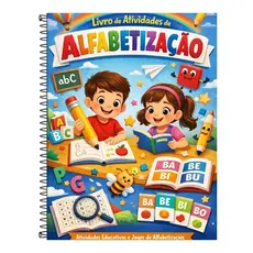 Apostila Educativa de Alfabetização Método Prático e Eficiente (Formato A4)