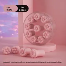 Protetores auriculares antirruído com design de desenho animado, protetores auriculares para dormir, protetores auricula
