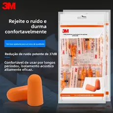 Protetores Auriculares Antirruído 3M para Redução de Ruído no Sono, Antirruído para Dormitórios, Isolamento Acústico Ind