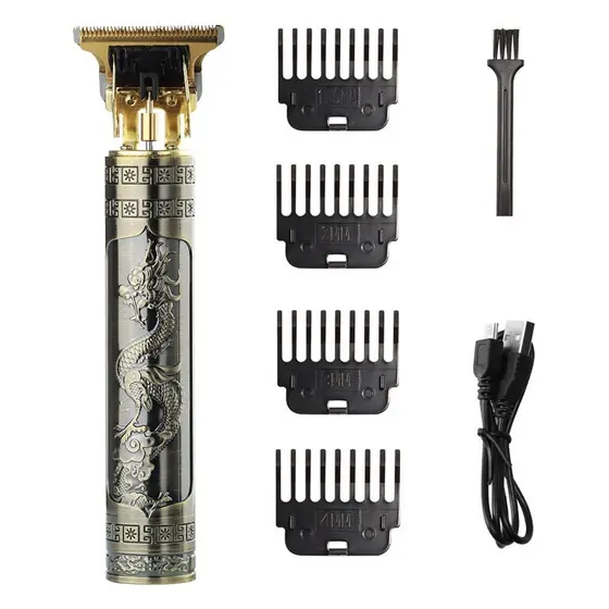 Máquina De Cortar Cabelo Para Barba Masculina, Barbeador Aparador Elétrico Profissional