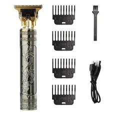 Máquina De Cortar Cabelo Para Barba Masculina, Barbeador Aparador Elétrico Profissional
