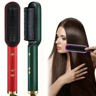 Escova 5 em 1 Bivolt Alisa Modela Seca e Hidrata com Íons Potência Premium