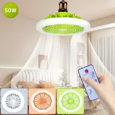 Ventilador De Teto Fechado Com Luz , Conjunto De mini Lâmpada De 10,2 Polegadas ,Resfriamento