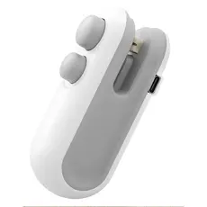 1/2 Mini Máquina Seladora De Plástico Portátil 2 em 1 Para Selagem De Embalagens