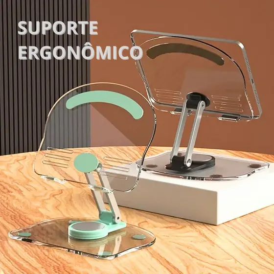 Suporte ergonômico para Mini tablet/telefone/trabalho pequeno