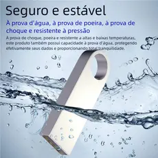 Pen Drive DataTraveler SE9 de Metal USB 2.0 - Todas as Capacidades (8GB a 256GB)