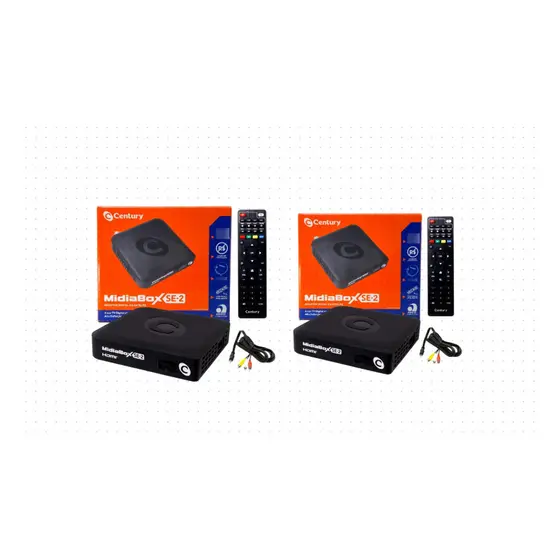 Kit 2 Receptores Century Midiabox Se-2 Digital Full HD HDMI
