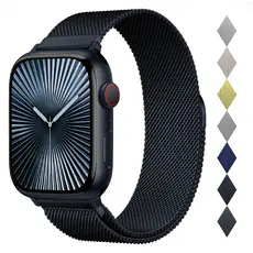 Pulseira Relogio Smartwatch Milanesa Relogio Aco Inox Compativel Apple Watch Series 10 Ultra Smartwatch – O Melhor Preço
