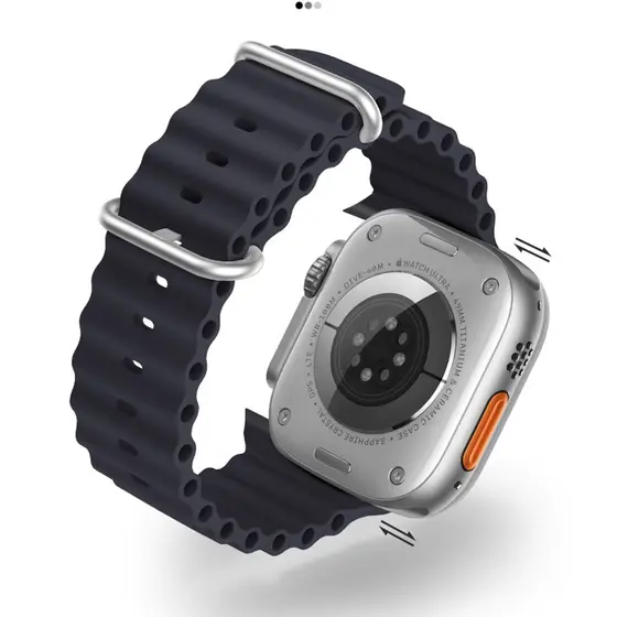 Pulseira Relogio Smartwatch Ocean Silicone Relogio Smartwatch Apple Watch 38 40 41 42 44 45 46 49mm – O Melhor Preço