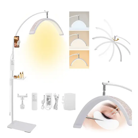 Half Moon Lamp Aesthetics Table 3 Adjustable Tones Beauty Salon Skin Cleansing É bonito Tem Diamantes