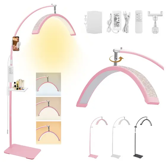 Half Moon Lamp Aesthetics Table 3 Adjustable Tones Beauty Salon Skin Cleansing