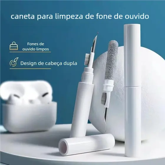 Limpador Universal para Fones de Ouvido - Limpeza e Higiene para Seus Earbuds/Airpods