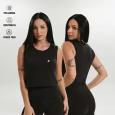 Cropped Fitness Feminino Treino Academia Respirável Estiloso Esportivo Corrida Esporte Caminhada