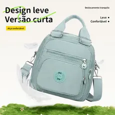 Bolsa feminina nova 3 em 1 leve, impermeável mochila quadrada com múltiplos compartimentos utilizável como bolsa transve