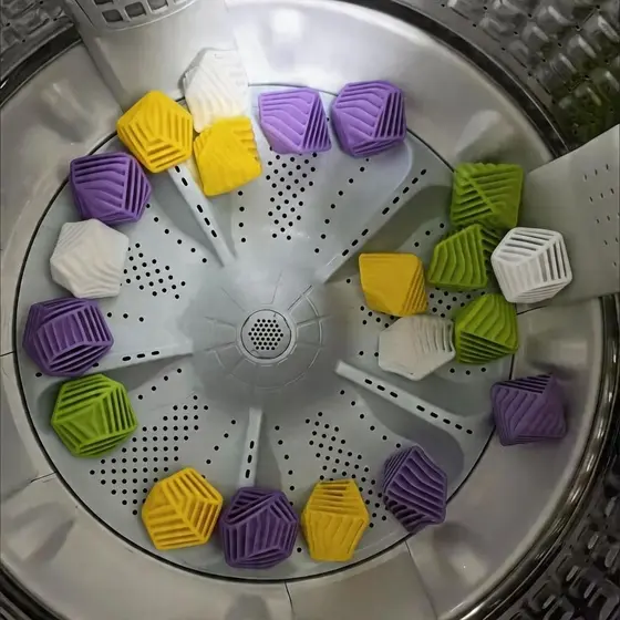 Cubo de rubik anti-emaranhamento bola de lavanderia descontaminação bola de limpeza fricção anti-nó bola de lavagem tamb