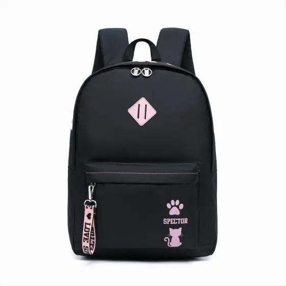 Mochila Preta Feminina Escolar Spector Faculdade Passeio