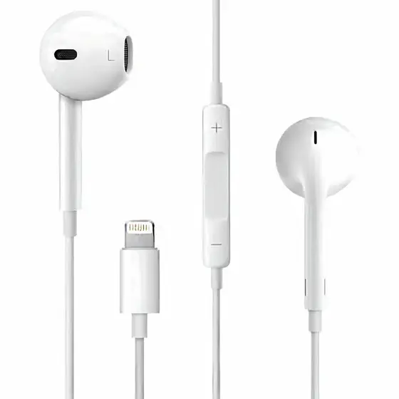 Fone de Ouvido Estereo Com Fio Branco Microfone Controle de Volume Iphone TypeC