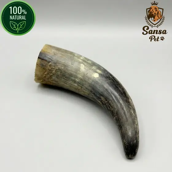 Mordedor Chifre de Boi 100% Natural Desidratado Remove Tártaro Anti Estresse