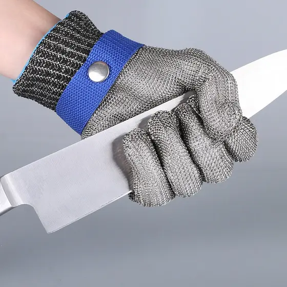 Luva Resistente ao Corte Aço Inoxidável - Equipamento de Açougue