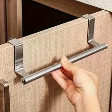 Porta Toalha de Porta com Gancho - Para Toalha de Rosto, Pano de Prato e Utensílios