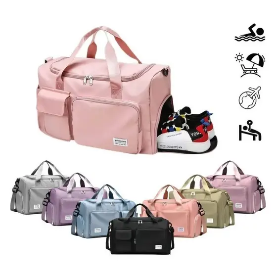 Bolsa de Viagem Grande Multifuncional - Durável e Impermeável - Essencial para Viagens