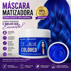 Máscara Matizadora Tonalizante 300g 100% Natural Sem Amônia