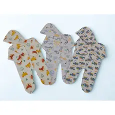 KIT COM 3 MACACÕES CAPUZ BEBÊ SOFT QUENTINHO E MACIO- ESTAMPADO MENINO MENINA