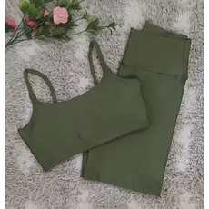 conjunto fitness feminino top duplo sem bojo + shorts cós alto suplex premium exercicios