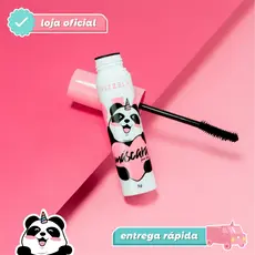 Máscara Para Cílios Big No Panda Black Preto Peel Off Vegano Original Vizzela
