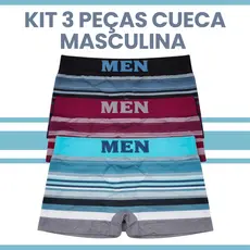 KITS DE CUECA MASCULINA BOXER ALTA QUALIDADE