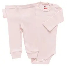 Conjunto Body E Calça Canelado Bebê 0013-A