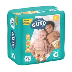 Fralda Guto Baby Prática G 16 Unidades