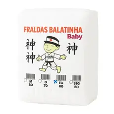 Fraldas Segunda Linha Infantil Mega EG 60 Unidades