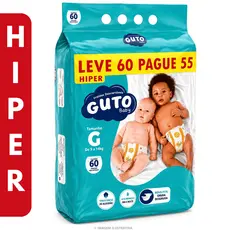 Fralda Guto Baby Hiper G 60 Unidades