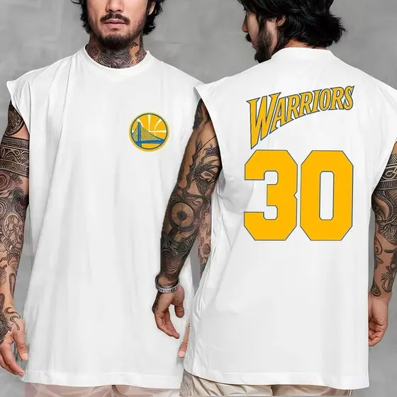 REGATA OVERSIZED MASCULINA WARRIORS CAMISETA REGATA MACHÃO ESTILO BASQUETE AMERICANO ALGODÃO LANÇAMENTO