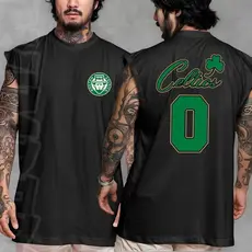 CAMISETA REGATA MACHÃO OVERSIZED MASCULINO CELTIC LONGLINE 100% ALGODÃO UNISSEX ENVIO RÁPIDO LANÇAMENTO