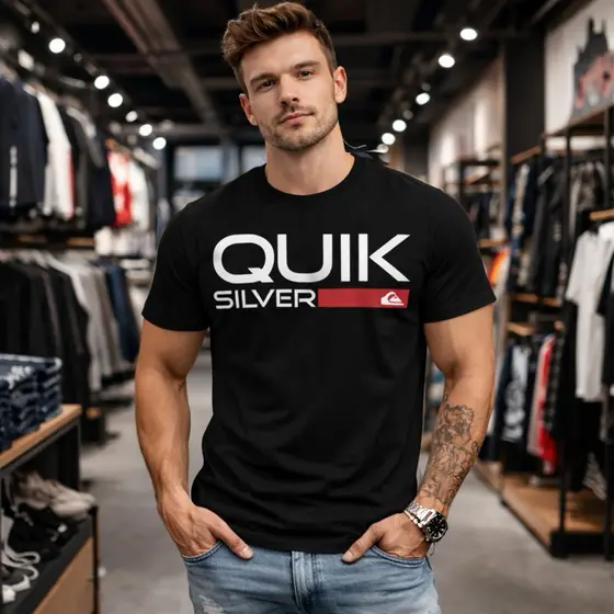 Camiseta Masculina Estilosa Camisa Marca Famosa 100% Algodão Caimento Perfeito Leve Confortável Envio 24h