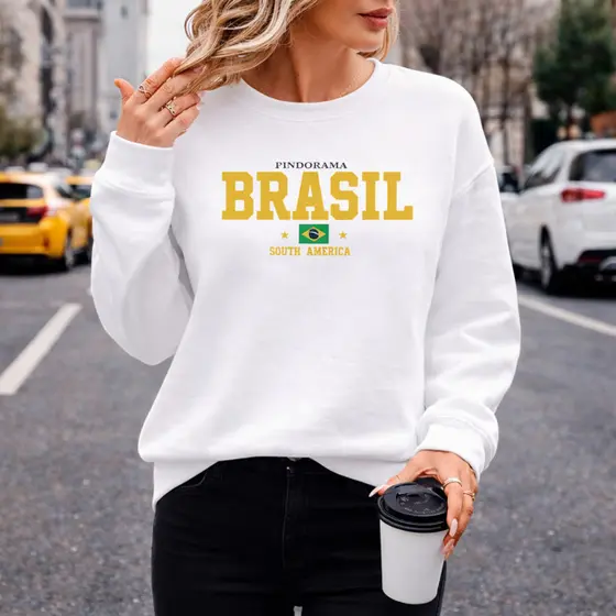 BLUSA DE FRIO MOLETOM BRASIL ESTILO SUÉTER CASACO FLANELADO 100% ALGODÃO VÁRIAS CORES LANÇAMENTO