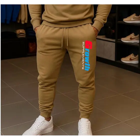 CALÇA MOLETOM ADULTO UNISSEX ESTILO JOGGER FORRADA 100% ALGODÃO ESPORTIVA TREINO CORRIDA ACADEMIA