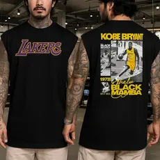 Regata Masculina Algodão Camiseta Regata Oversized LAKERS Várias Cores Caimento Perfeito