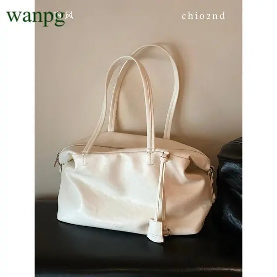 Bolsa grande estilo sul Chio2nd Xuan [bolsa] feminina estilo minimalista bolsa de couro macio ombro [bolsa Crossbody]