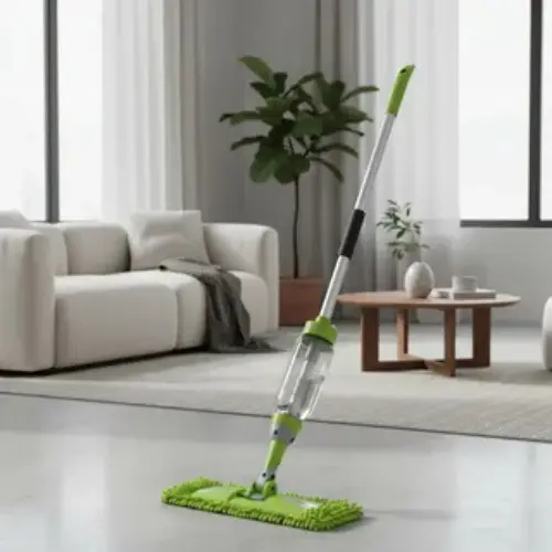 Rodo Mop Spray Com Reservatório Limpeza Rapida Base  Algodão