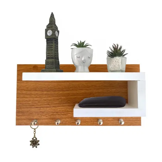 Suporte Porta Chaves Parede Organizador para Casa 100% MDF