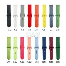 Pulseira Silicone para relógio samsung amazfit xiaomi GTS 2 MINI ACTIVE 20mm e 22mm