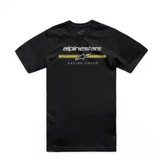 camiseta masculina casual camiseta estampada preta camiseta alpinestars