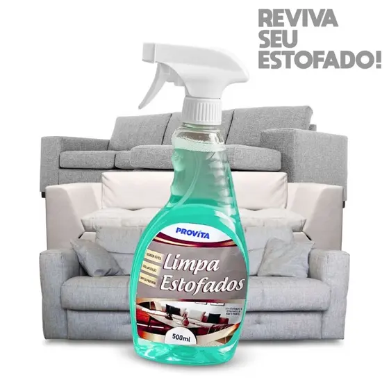 Espuma Spray Limpa Estofados 500ml À Seco Premium Perfumado Limpa Sofá Banco Poltrona Limpeza Rápida