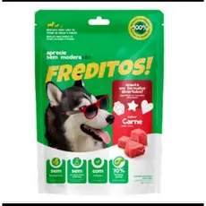Bifinho Petisco Sem Transgênico P/cães Freditos Sabores Carne ou Frango 500G